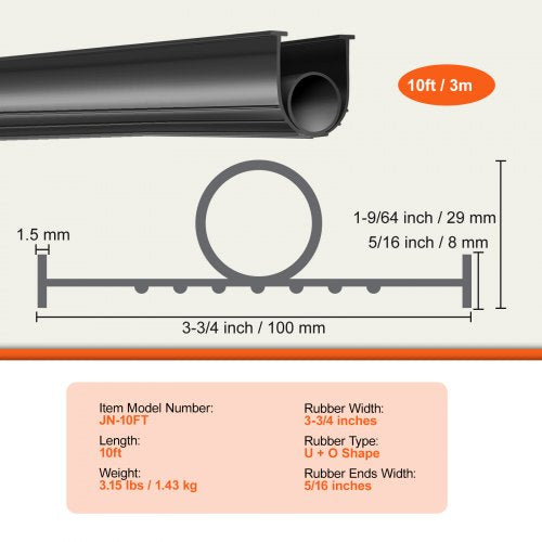 Garage Door Seals Bottom Rubber U Shape O Ring Garage Door Weather