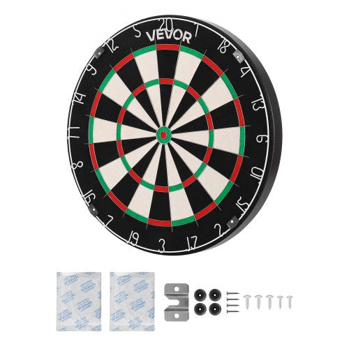 Dart Board HighGrade SelfHealing Sisal Fiber Dartboard with StapleFree