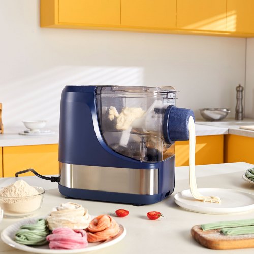 Electric Pasta Maker 150W Automatic Noodle Maker Machine with 8 Pasta