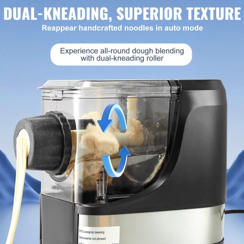Electric Pasta Maker 150W Automatic Noodle Maker Machine with 8 Pasta