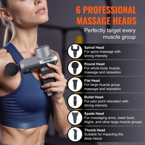 Mini Massage Gun Percussion Muscle Massage Gun for Athletes – with 5 Speed