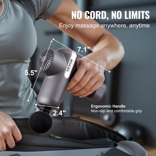 Mini Massage Gun Percussion Muscle Massage Gun for Athletes – with 5 Speed