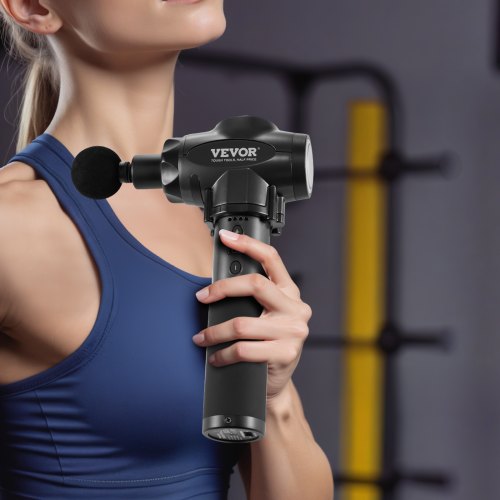Massage Gun Deep Tissue with 9 Speed Levels 6 Massage Heads 24V 2500mAh