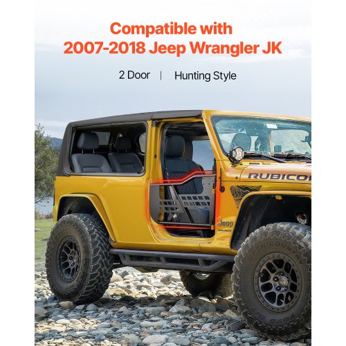 Jeep Tube Doors 2Door Hunting Style Jeep Tubular Door with HeavyDuty