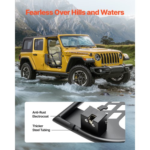Jeep Tube Doors 2Door Hunting Style Jeep Tubular Door with HeavyDuty