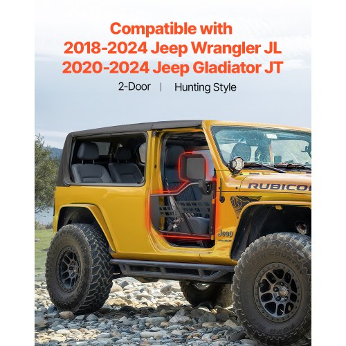 Jeep Tube Doors 2Door Hunting Style Jeep Tubular Door with HeavyDuty