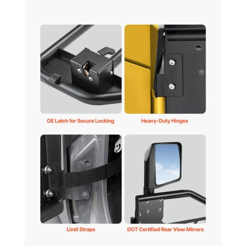 Jeep Tube Doors 2Door Hunting Style Jeep Tubular Door with HeavyDuty