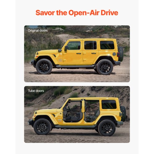 Jeep Tube Doors 4Door Adventure Style Tubular Door With Heavyduty Hinges Oe