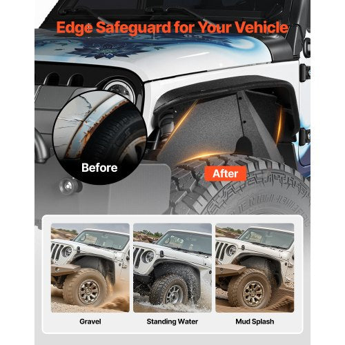 Inner Fender Liner Front Fender Liner Compatible with 20072018 Jeeps