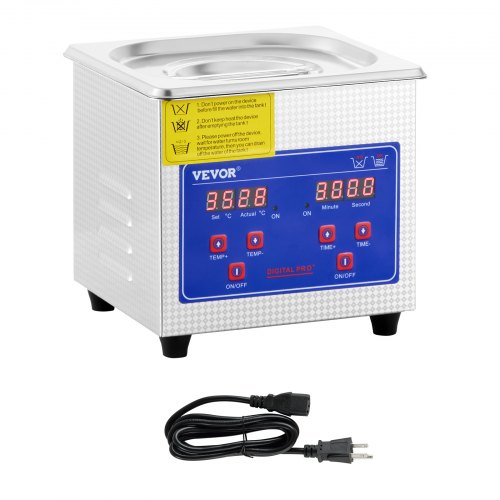 Professional Ultrasonic Cleaner 0.3 L Ultrasonic Jewelry Cleaner with Digital