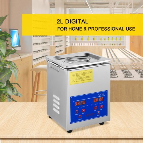 Sonic Cleaner 2L Digital Ultrasonic Parts Cleaner with Timer 40kHz