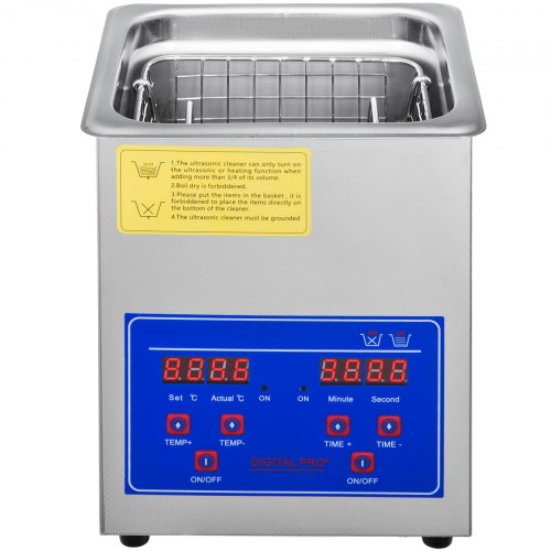 Sonic Cleaner 2L Digital Ultrasonic Parts Cleaner with Timer 40kHz