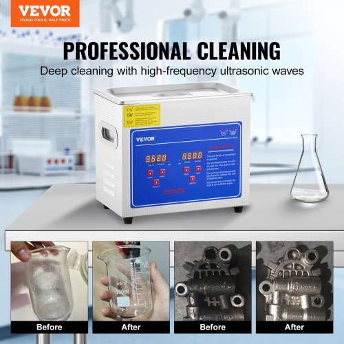 Ultrasonic Cleaner with Digital Timer Heater Professional Ultra Sonic