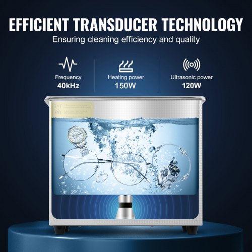 Ultrasonic Cleaner with Digital Timer Heater Professional Ultra Sonic