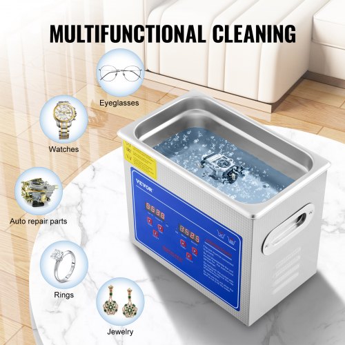 Ultrasonic Cleaner with Digital Timer Heater Professional Ultra Sonic