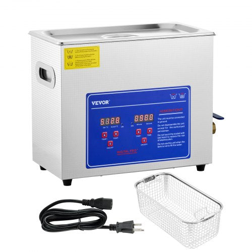 Sonic Cleaner with Digital Timer Heater Professional Ultra Sonic Jewelry