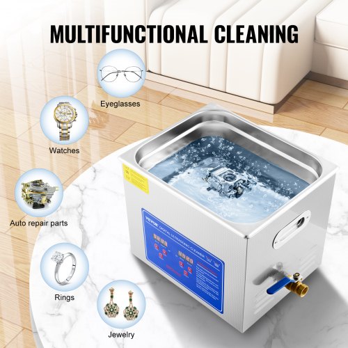 Professional Ultrasonic Cleaner 10L Ultrasonic Jewelry Cleaner with Digital