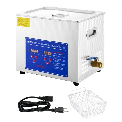Professional Ultrasonic Cleaner 10L Ultrasonic Jewelry Cleaner with Digital