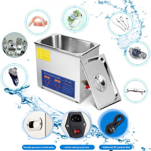15L Ultrasonic Cleaner with Digital TimerHeater Professional Ultrasonic