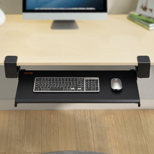 Keyboard Tray Under Desk Pull out KeyboardMouse Tray Under Desk with Sturdy