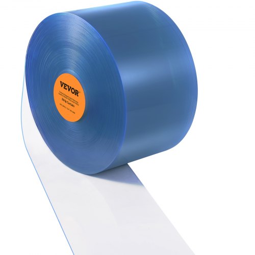 Strip Curtain 150 Length 8 Width 008 Thickness Clear Smooth Plastic