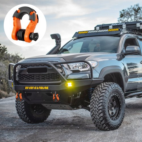 34 DRing Shackle 2 Pack Alloy Steel Shackles 66139 lbs 30 Ton Break