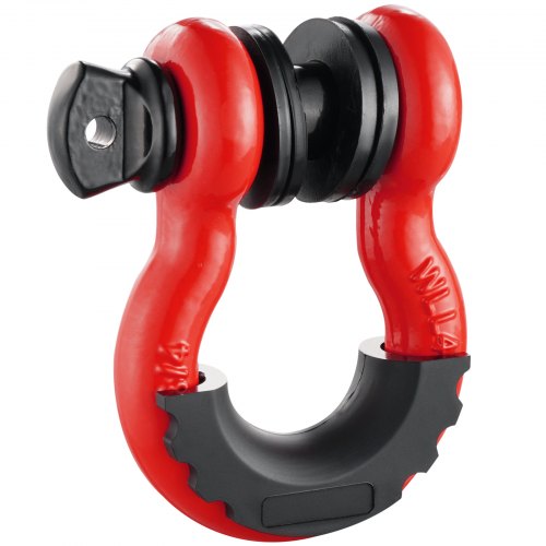 34 DRing Shackle 2 Pack Alloy Steel Shackles 62832 lbs 285 Ton Break