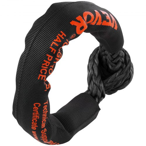 Soft Shackle Synthetic Recovery Rope 2PCS 12x22 44092lbs Break Strength