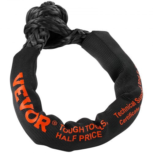 Soft Shackle Synthetic Recovery Rope 2PCS 12x22 44092lbs Break Strength