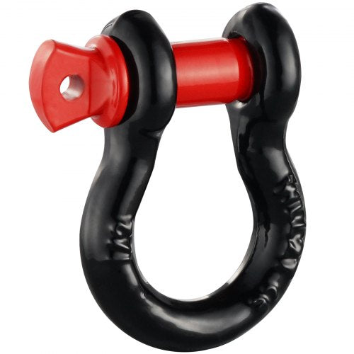 12 DRing Shackle 4 Pack Alloy Steel Shackles 17637 lbs 8 Ton Break