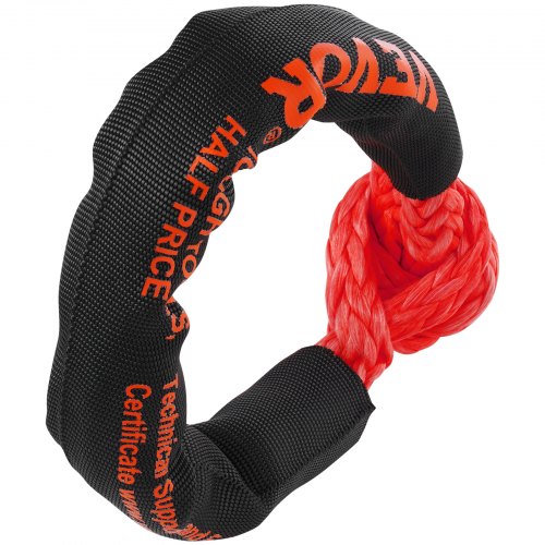 Soft Shackle Synthetic Recovery Rope 2PCS 12x22 44092lbs Break Strength