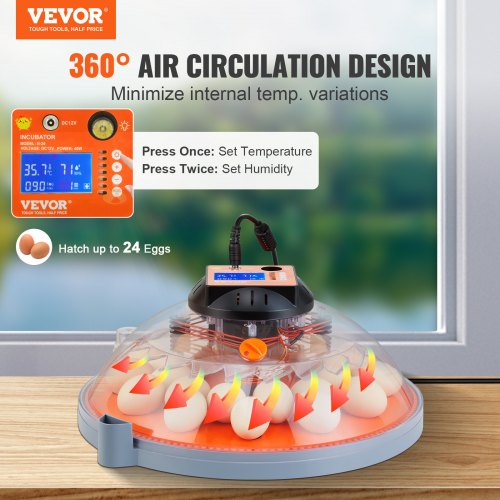 Egg Incubator Incubators for Hatching Eggs Automatic Egg Turner