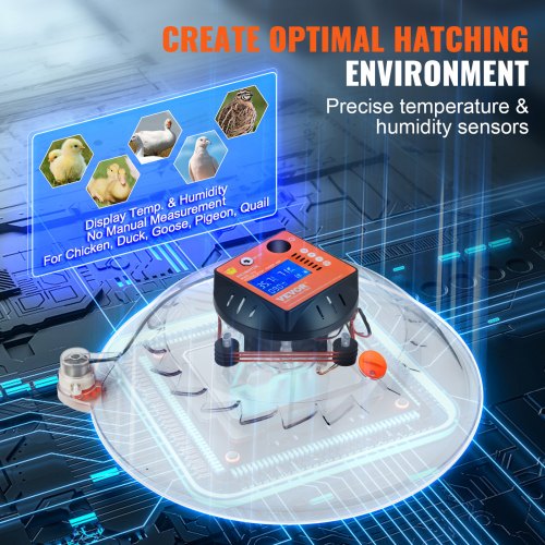Egg Incubator Incubators for Hatching Eggs Automatic Egg Turner