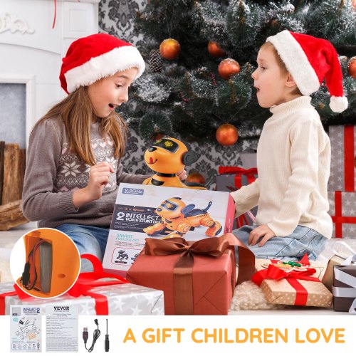 RC Robot Dog Toy Talking Dancing Touch Voice Remote Control Programmable –