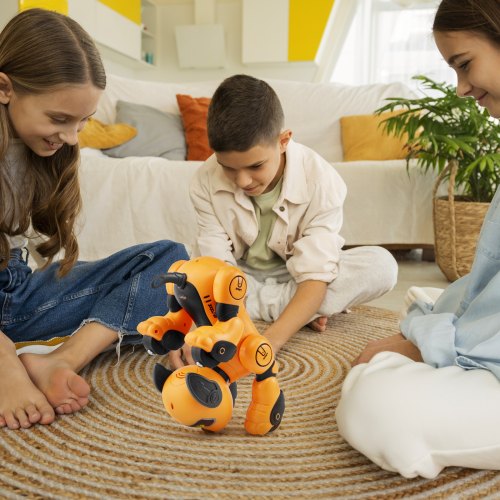 RC Robot Dog Toy Talking Dancing Touch Voice Remote Control Programmable –