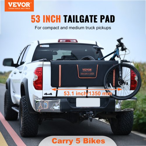Tailgate Bike Pad 53 Truck Tailgate Pad Carry 5 Mountain Bikes Upgraded