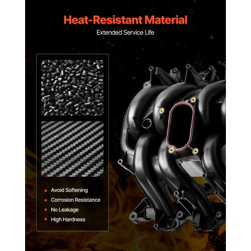 Intake Manifold with Gasket Engine Intake Manifold Assembly Compatible