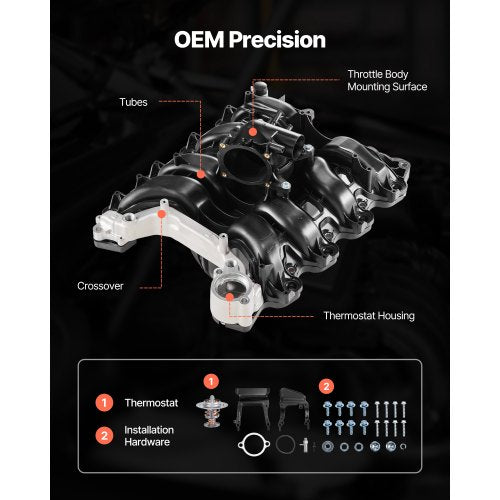 Intake Manifold with Gasket Engine Intake Manifold Assembly Compatible 2