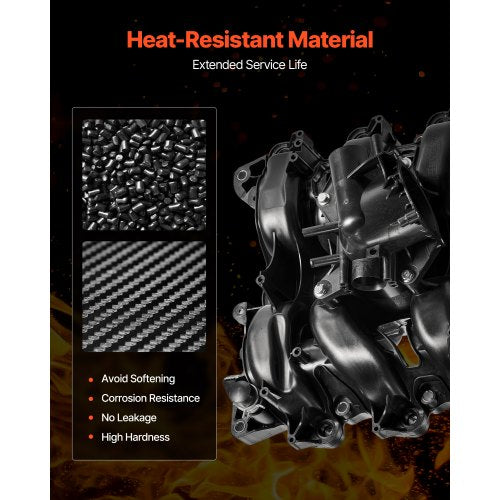 Intake Manifold with Gasket Engine Intake Manifold Assembly Compatible 2