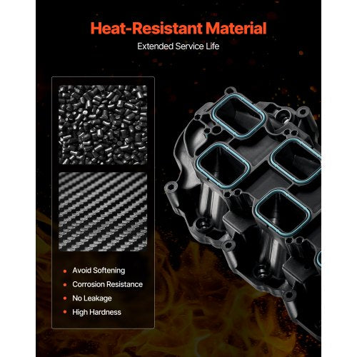 Intake Manifold with Gasket Engine Intake Manifold Assembly Compatible 3