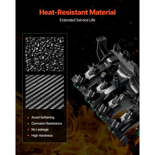 Intake Manifold with Gasket Engine Intake Manifold Assembly Compatible 4