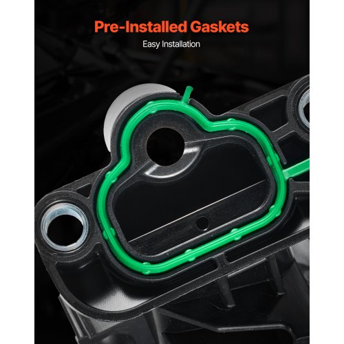 Intake Manifold with Gasket Engine Intake Manifold Assembly Compatible 4