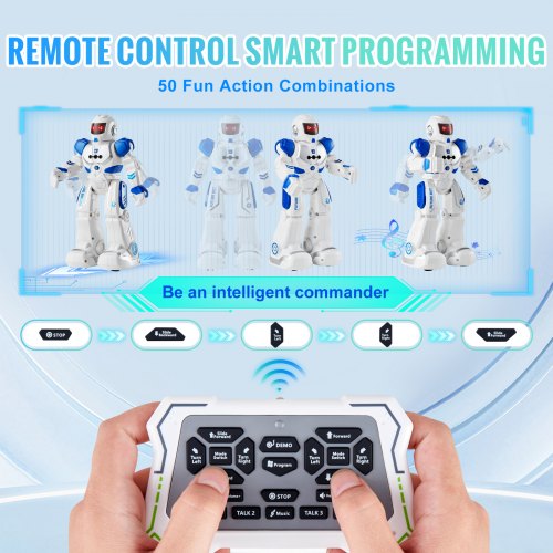 RC Robot Toys for Kids Gesture Sensing Programmable Remote Control Smart