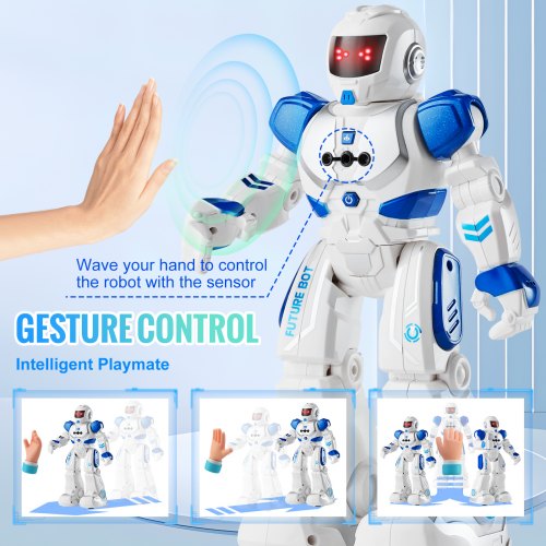 RC Robot Toys for Kids Gesture Sensing Programmable Remote Control Smart