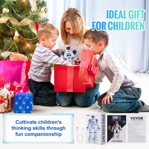 RC Robot Toys for Kids Gesture Sensing Programmable Remote Control Smart