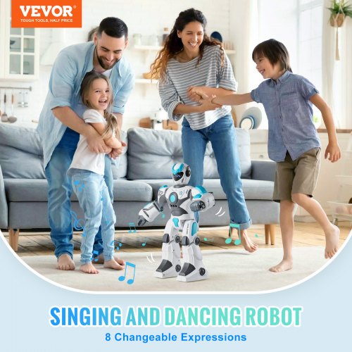 RC Robot Toys for Kids 24GHz Gesture Sensing Programmable Remote Control