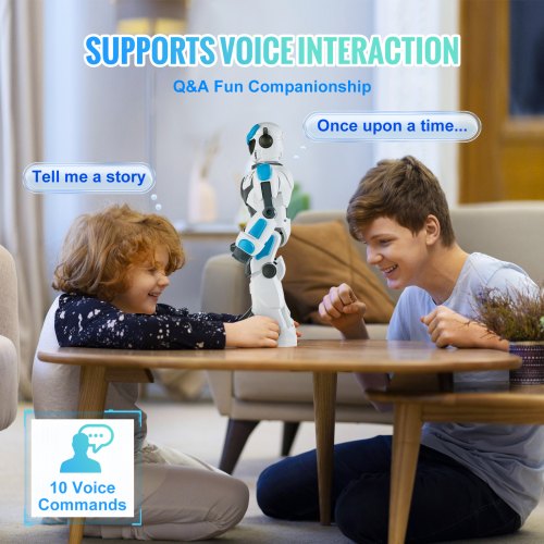 RC Robot Toys for Kids 24GHz Gesture Sensing Programmable Remote Control