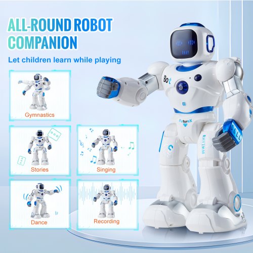 RC Robot Toys for Kids 24GHz Programmable Remote Control Smart Robot with Touch