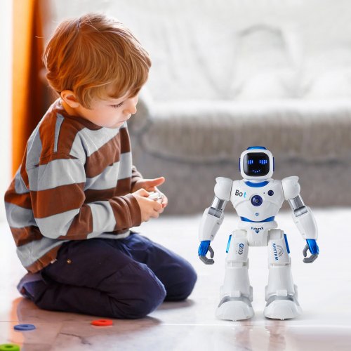 RC Robot Toys for Kids 24GHz Programmable Remote Control Smart Robot with Touch
