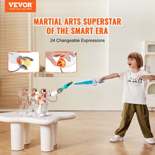 RC Robot Toys for Kids Battle Mode Programmable Remote Control Smart Robot